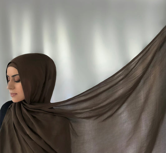 Mocha modal Hijab set