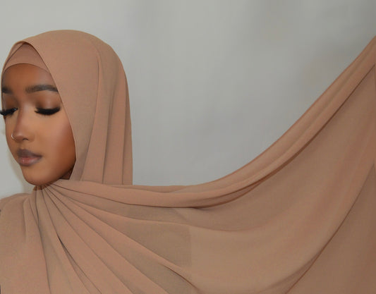 Sarah Chiffon layered Abaya – Hijabimama